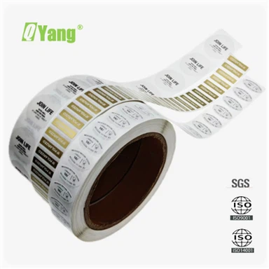 Benutzerdefinierte selbstklebende Papierhelle Filmverpackung Drucketikett Aufkleber
